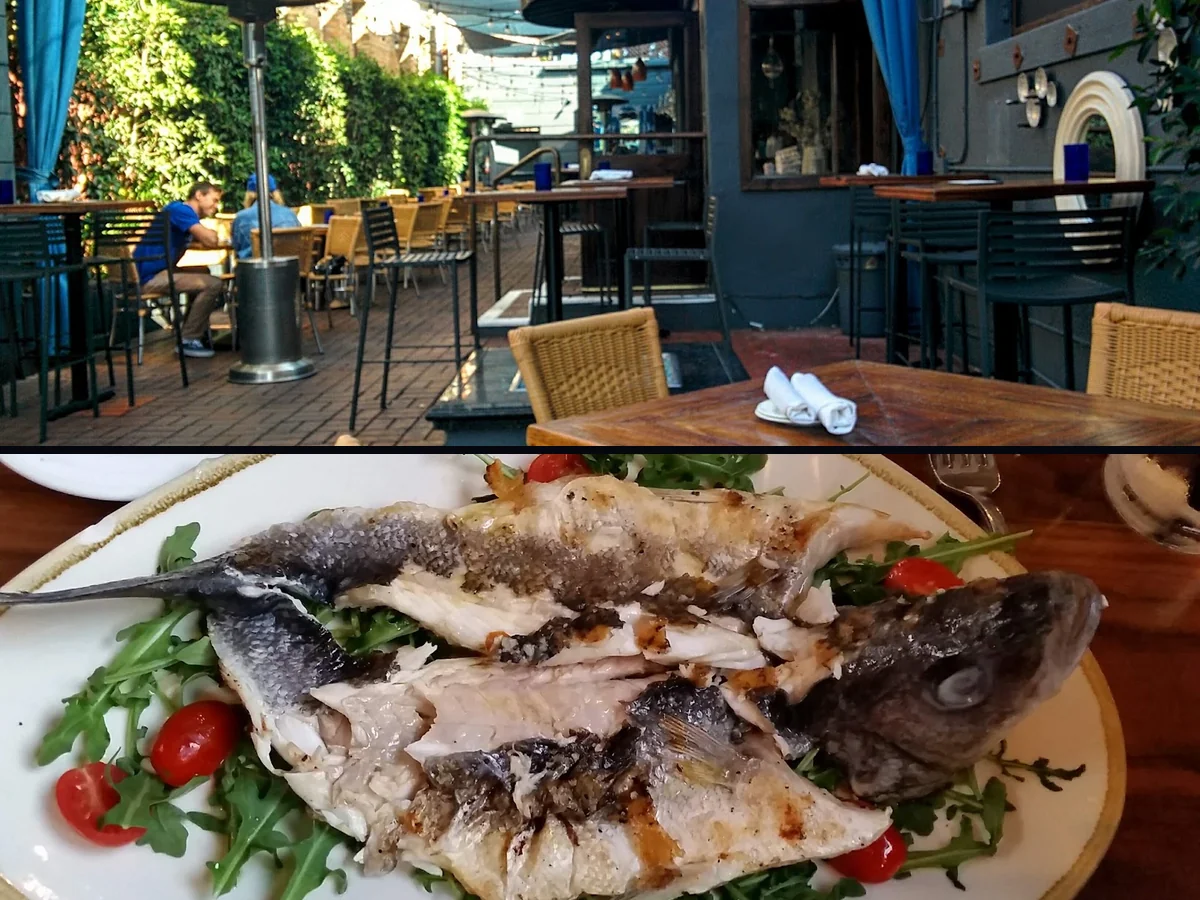 Seafood Over Charcoal
